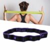 kowaku Yoga-Gurt, Yoga-Stretching-Gurt, 8 Schlaufen, elastisches Stretchband für sportliche Gymnastik, Flexibilität, Heimtraining, Übung