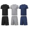 BUYJYA Herren Workout Kleidung Athletic Shorts Set 3er Pack für Basketball Fußball Training Laufen Fitnessstudio